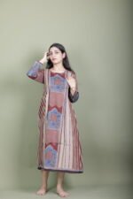 Mughal Arch Striped Flared Dress - Image 2